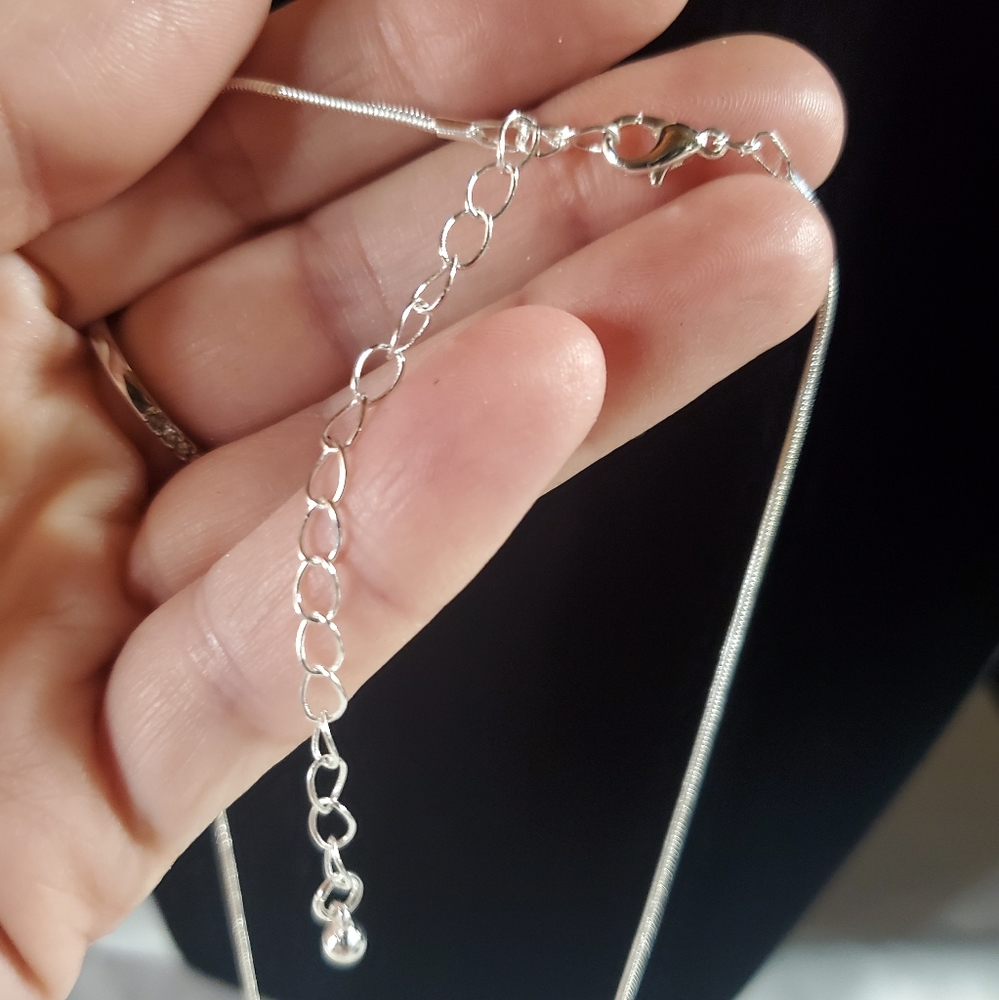 Turtle & Glass Teardrop Pendant-New - Picture 5 of 5